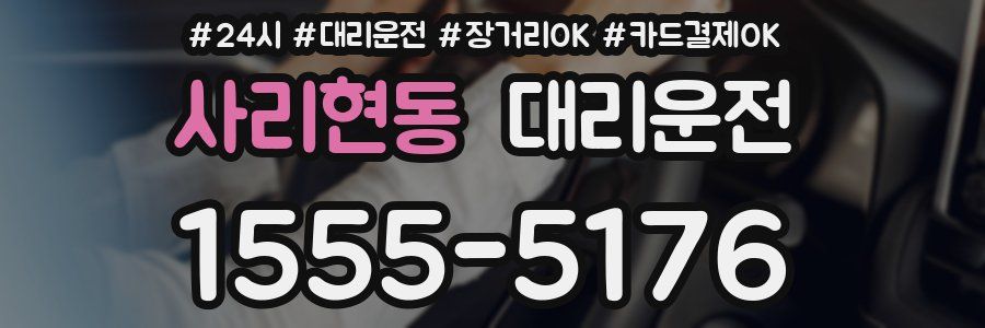 사리현동 대리운전