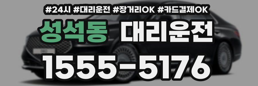 성석동 대리운전