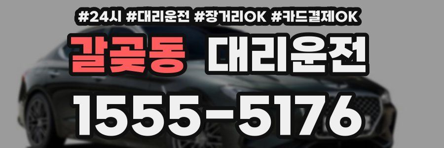 갈곶동 대리운전
