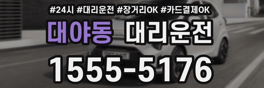 대야동 대리운전
