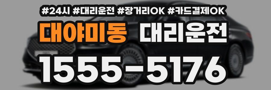 대야미동 대리운전