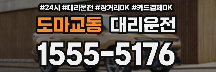 도마교동 대리운전