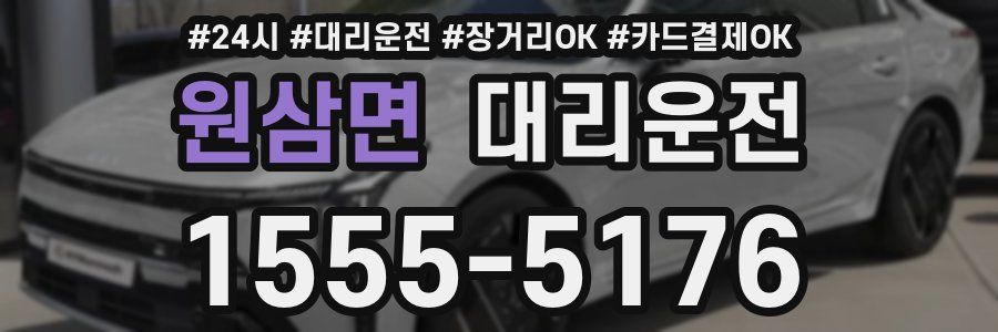 원삼면 대리운전