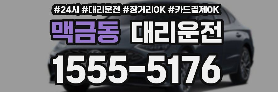 맥금동 대리운전