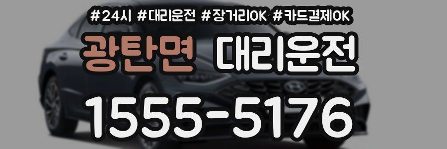 광탄면 대리운전