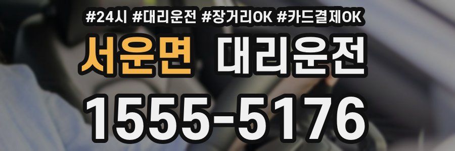 서운면 대리운전