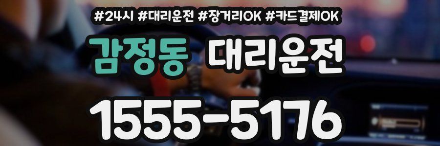 감정동 대리운전