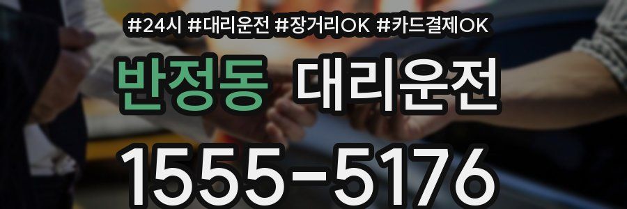 반정동 대리운전