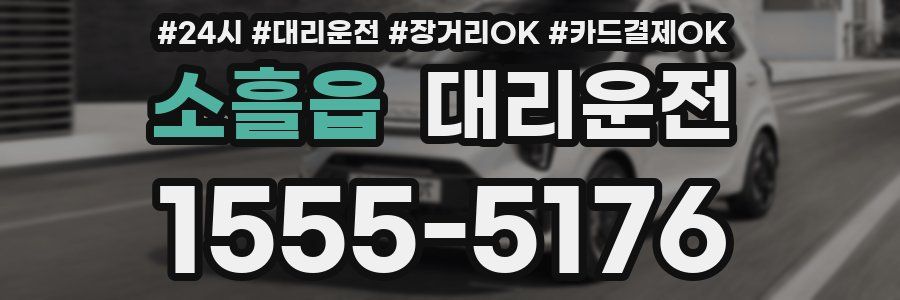 소흘읍 대리운전