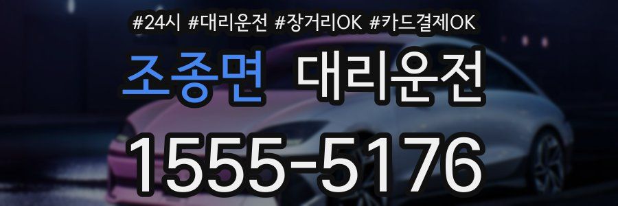 조종면 대리운전