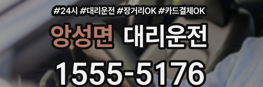 앙성면 대리운전