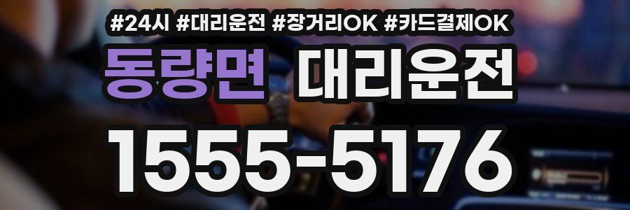 동량면 대리운전