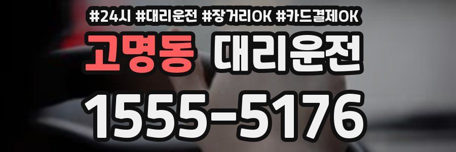 고명동 대리운전