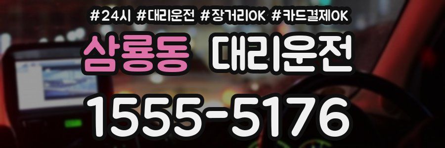 삼룡동 대리운전