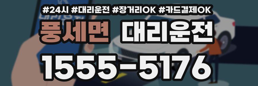 풍세면 대리운전