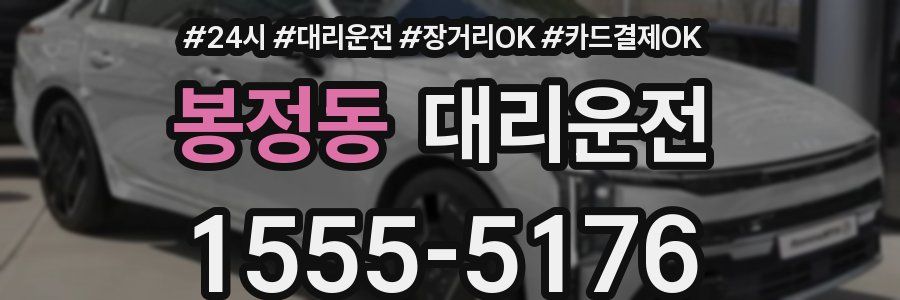 봉정동 대리운전