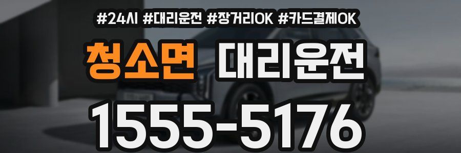 청소면 대리운전