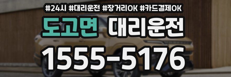 도고면 대리운전