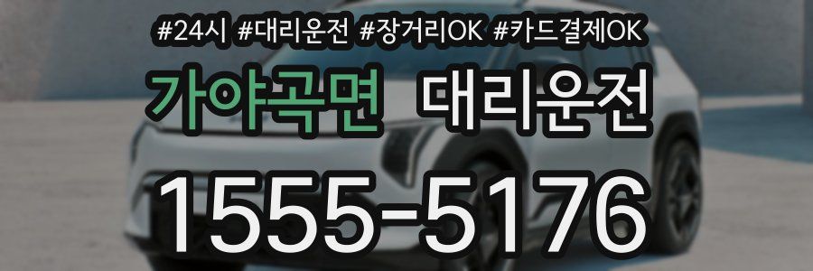 가야곡면 대리운전