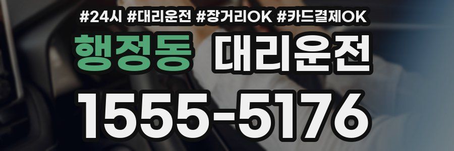 행정동 대리운전