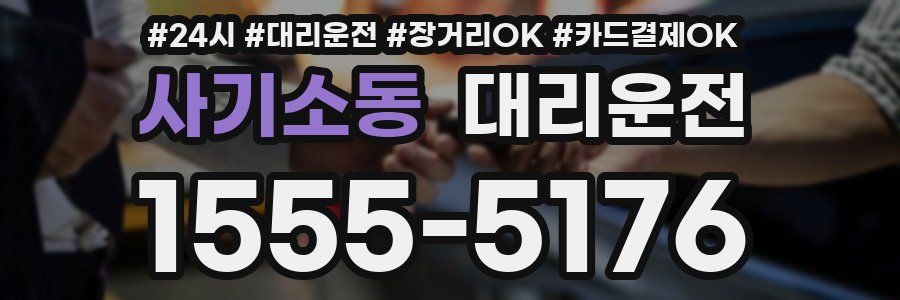 사기소동 대리운전