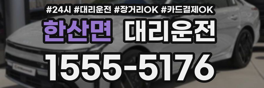 한산면 대리운전