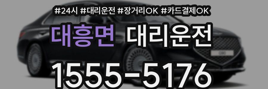대흥면 대리운전
