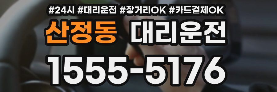산정동 대리운전