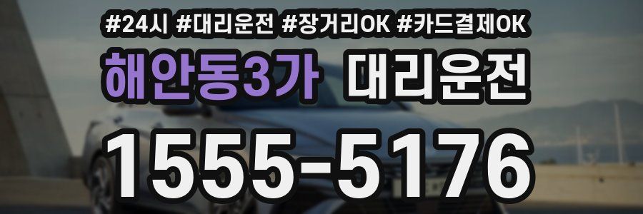 해안동3가 대리운전