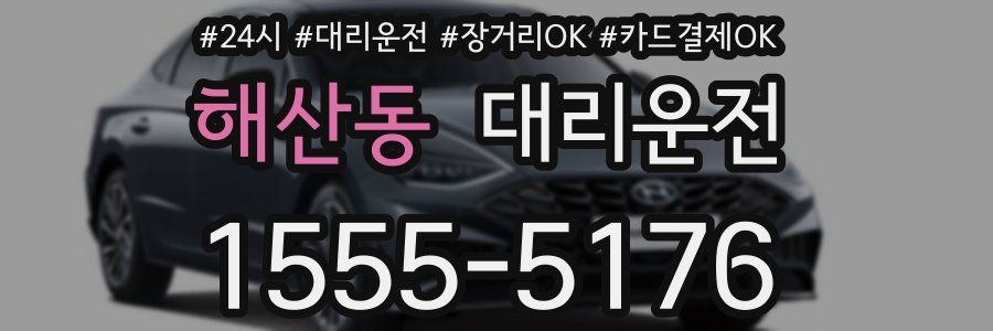 해산동 대리운전