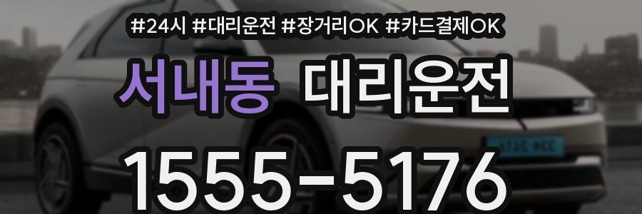 서내동 대리운전