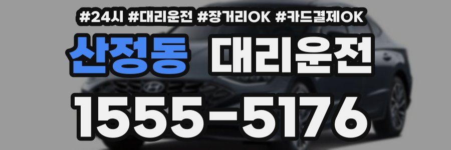 산정동 대리운전