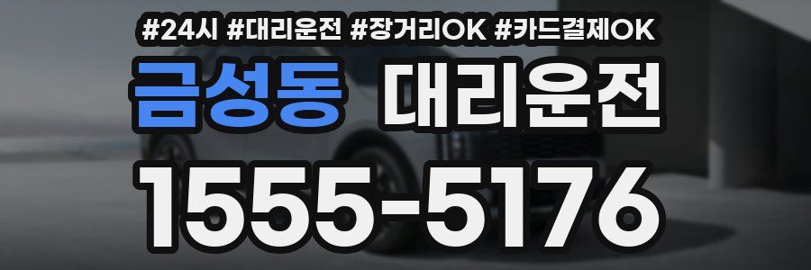 금성동 대리운전