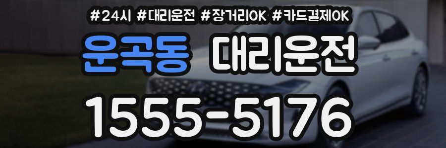 운곡동 대리운전