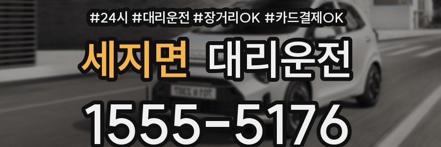 세지면 대리운전