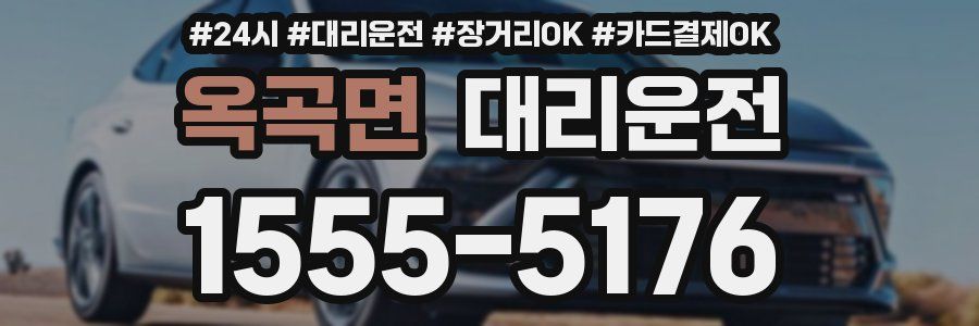 옥곡면 대리운전