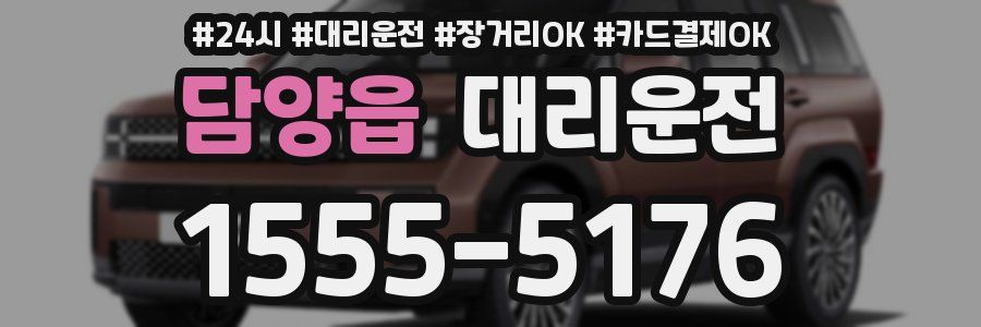 담양읍 대리운전