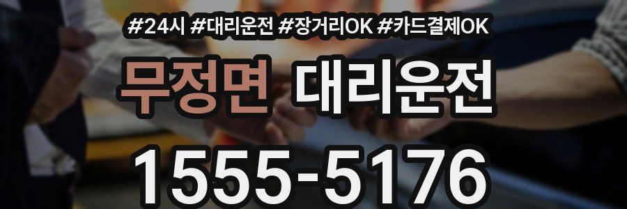 무정면 대리운전
