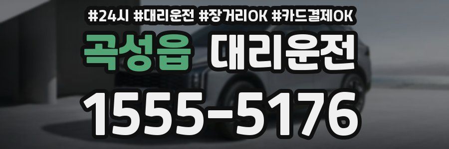 곡성읍 대리운전