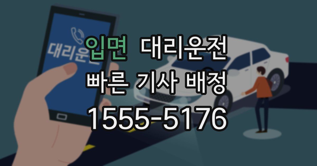 일일대리기사