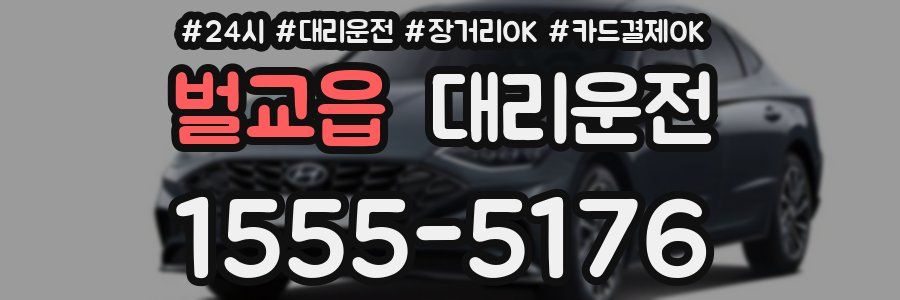 벌교읍 대리운전