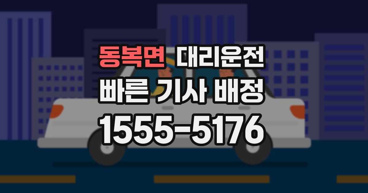 일일대리기사