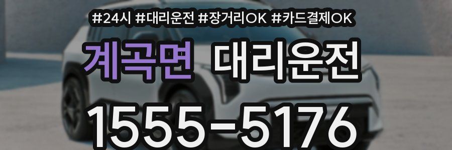 계곡면 대리운전