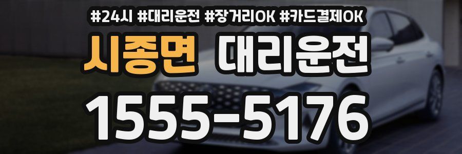 시종면 대리운전