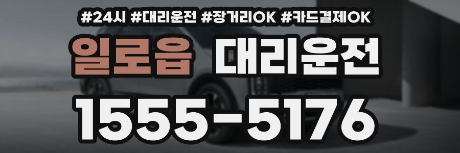 일로읍 대리운전