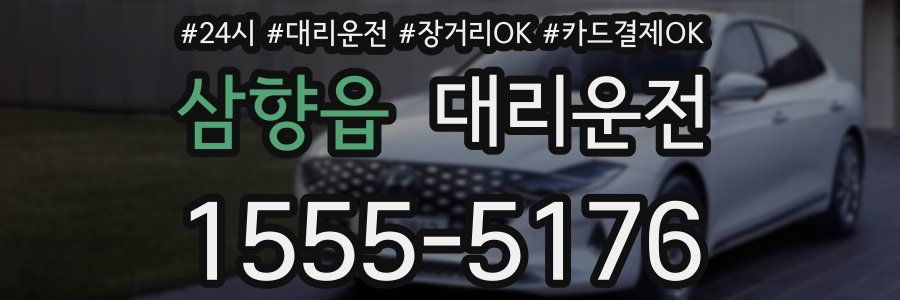 삼향읍 대리운전