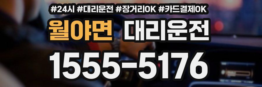 월야면 대리운전