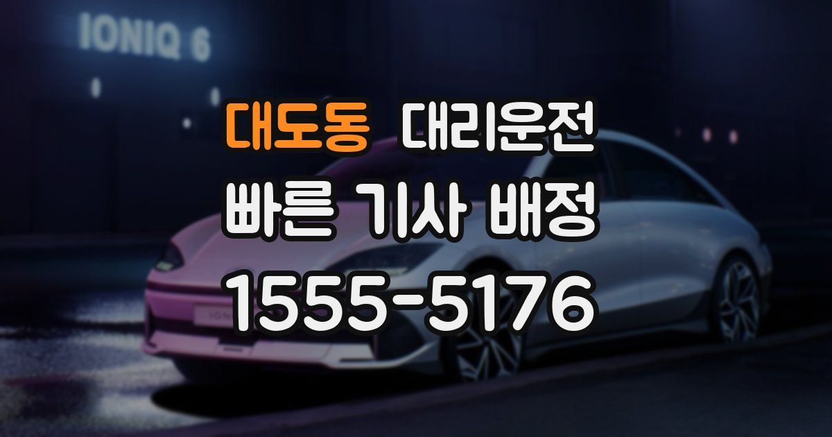 일일대리기사