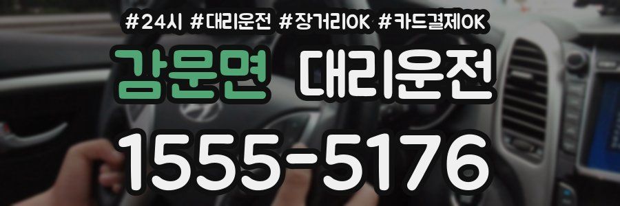 감문면 대리운전