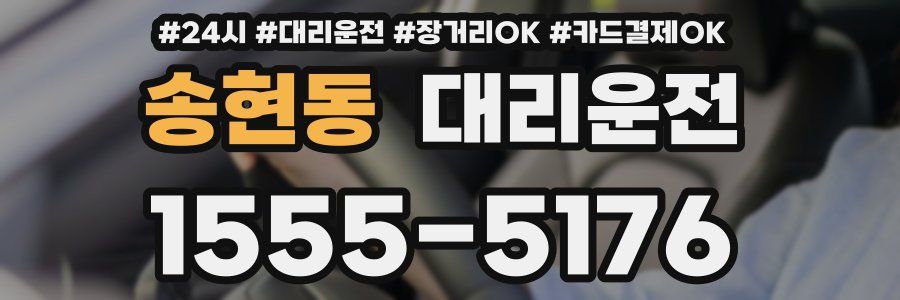 송현동 대리운전